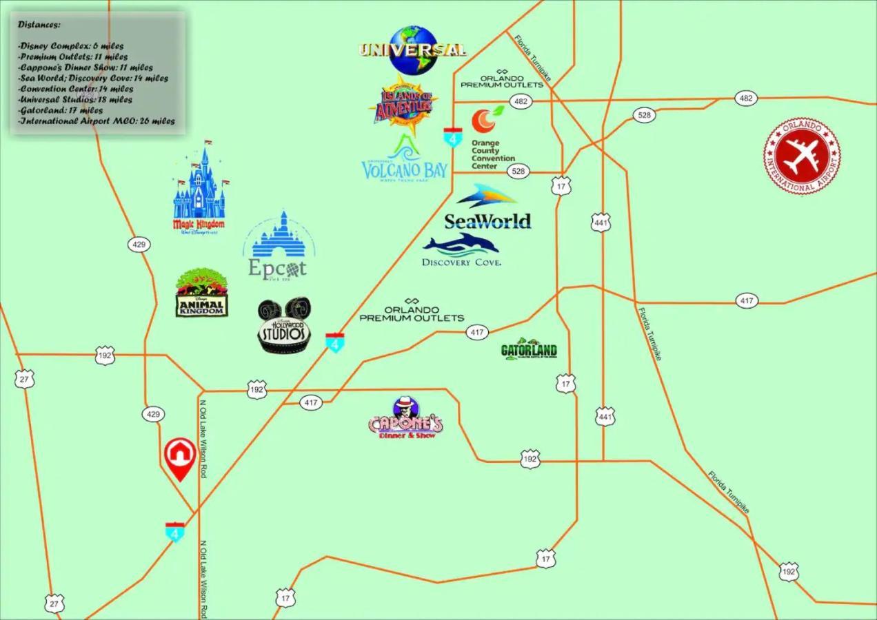 Epic Family Fun! Games & Theme Room, Pool - Encore Resort, Near Disney Орландо Экстерьер фото