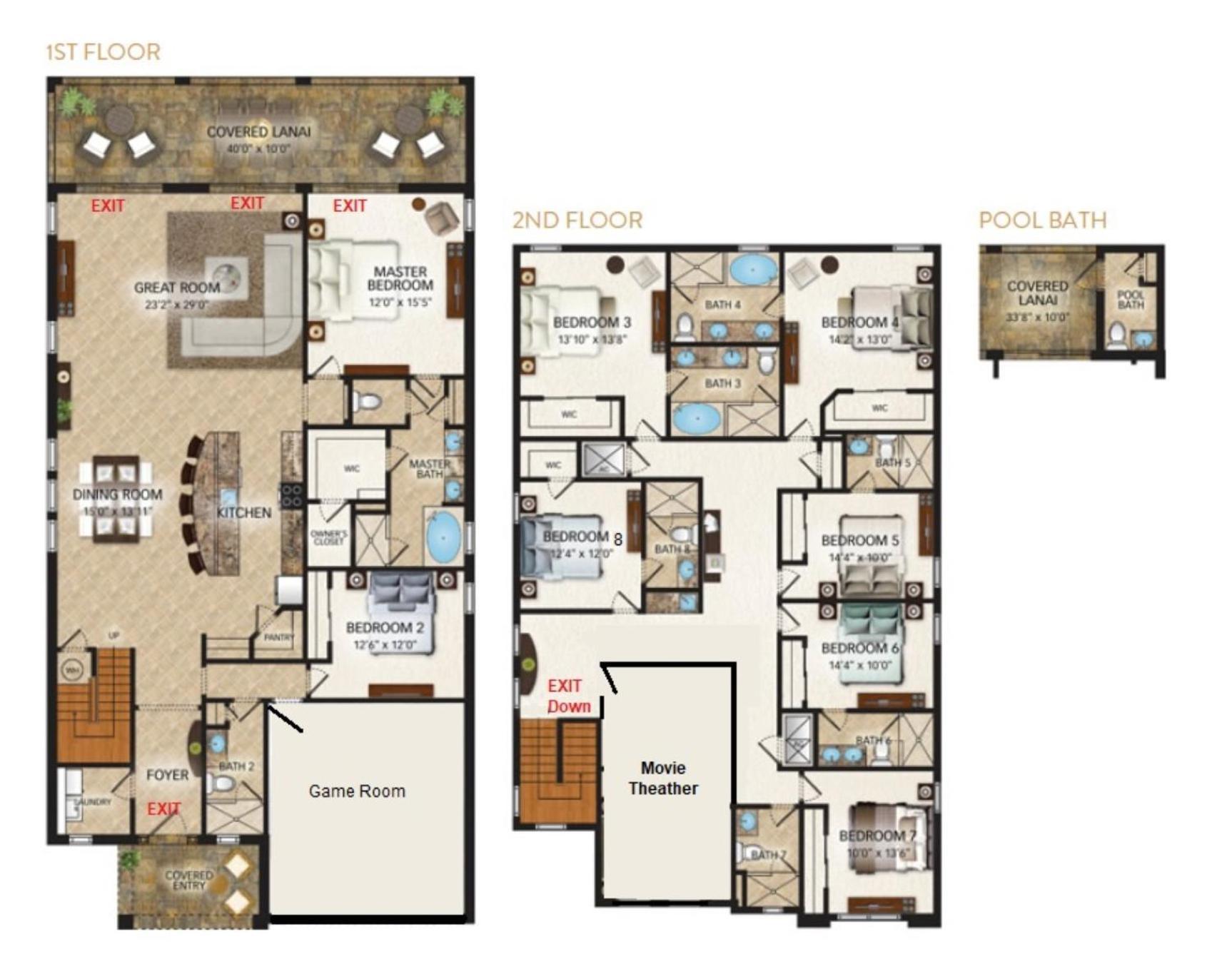 Epic Family Fun! Games & Theme Room, Pool - Encore Resort, Near Disney Орландо Экстерьер фото